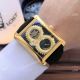 2019 Copy Piaget Black Tie Dragon watches Gold Case Brown Strap (3)_th.jpg